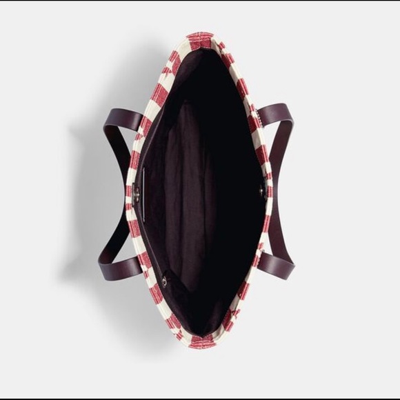 🌟 🆕 COACH TOTE WITH STRIPE STAR PRINT - Picture 10 of 11